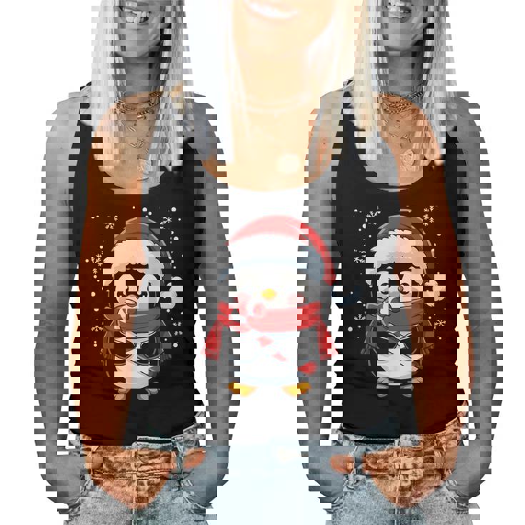 Penguin Christmas Candy Cane Winter Toddler Girl Boy Women Women Tank Top Penguin Christmas Candy Cane Winter Toddler Girl Boy Women Women Tank Top