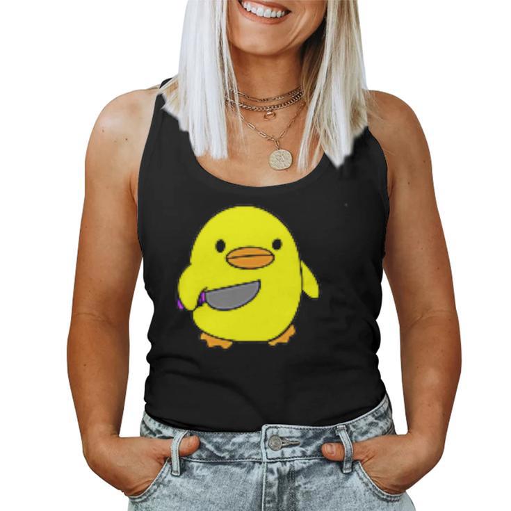 Psycho Duck Killer Duck Crazy Duck Tank Top Frauen