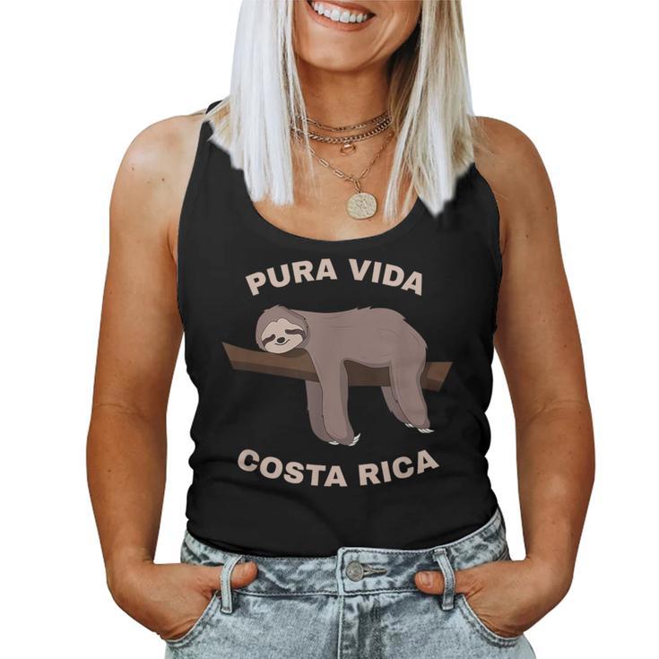 Puraida Costa Rica Cool Costa Rica Sloth Tank Top Frauen