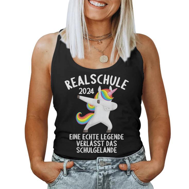 Realschule Bestanden Women's Realschulabschluss 2024 Tank Top Frauen