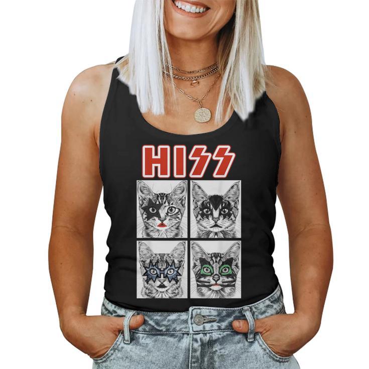 Retro Cat Rock Musik Konzertband Männer Kinder Frauen Lustige Katze Tank Top Frauen