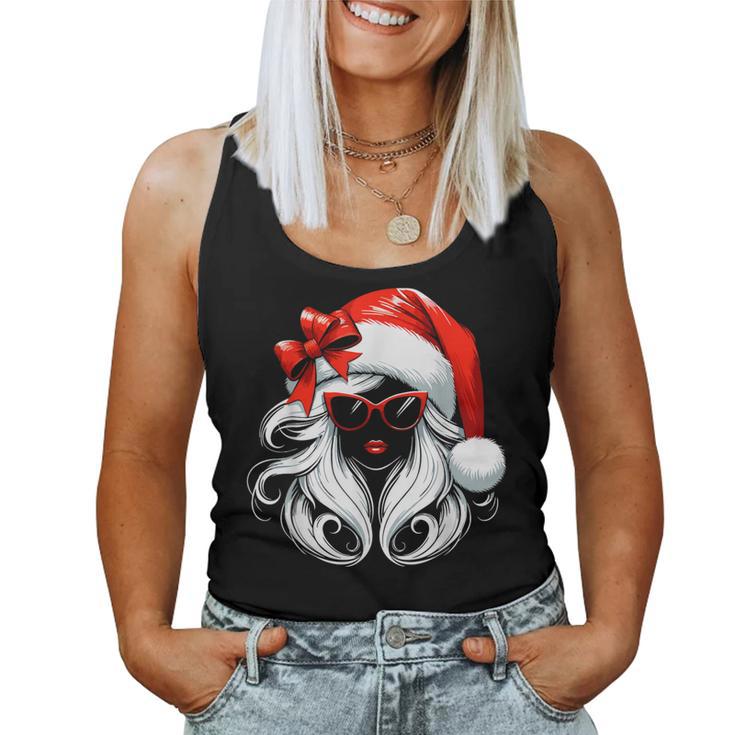 Santa Hat Santa Mama Grandma Girls Christmas Tank Top Frauen