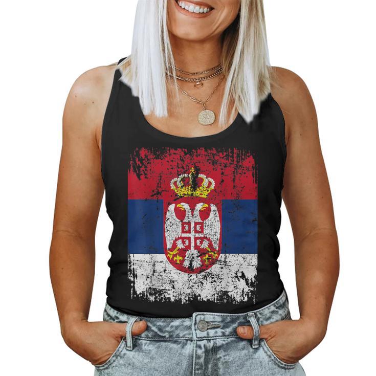 Serbia Flag For And Serbia Tank Top Frauen