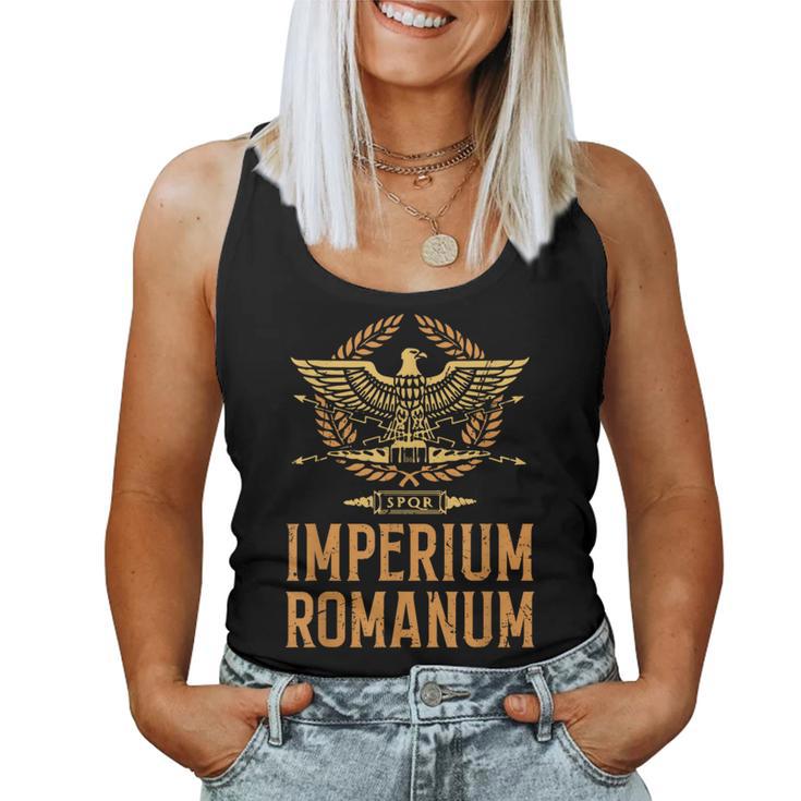 Spqr Roman Eagle Rome Empire Roman History Tank Top Frauen