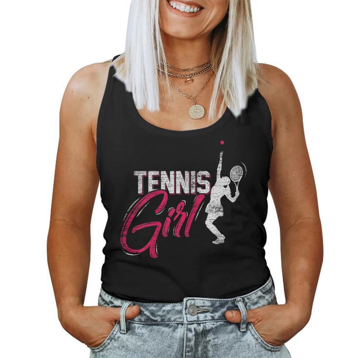 Tennis Player Girls Tennis Tank Top Frauen