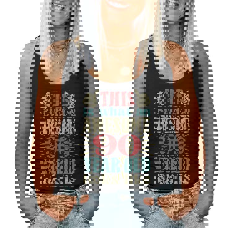 Vintage 1931 90Th Birthday For 90 Year Old Women Tank Top