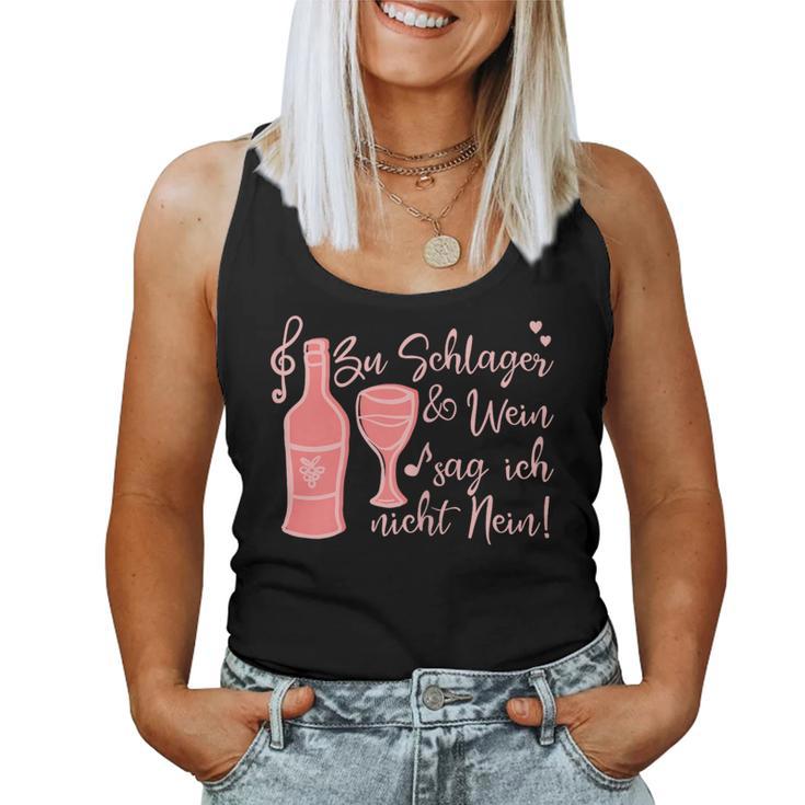 Women's Schlager & Wine Princess Princess Schlager Party S Tank Top Frauen