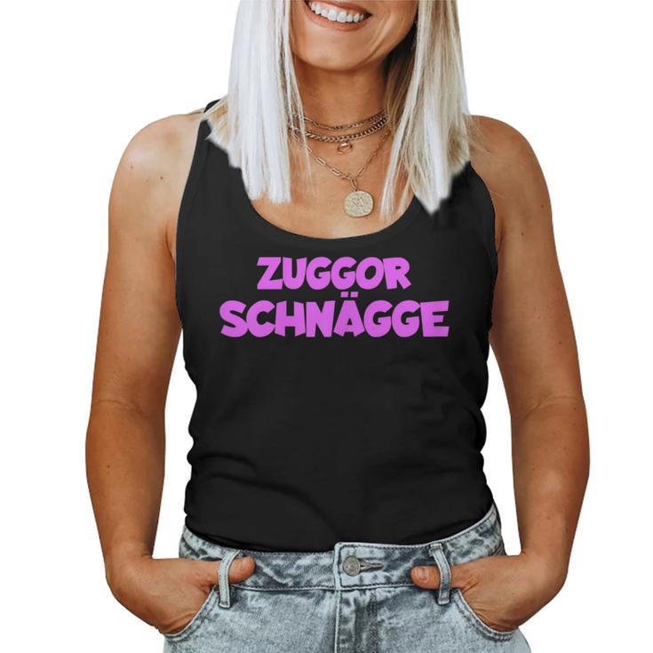 Women's With Zuggorschnägge Zuggorschnägge Motif Tank Top Frauen