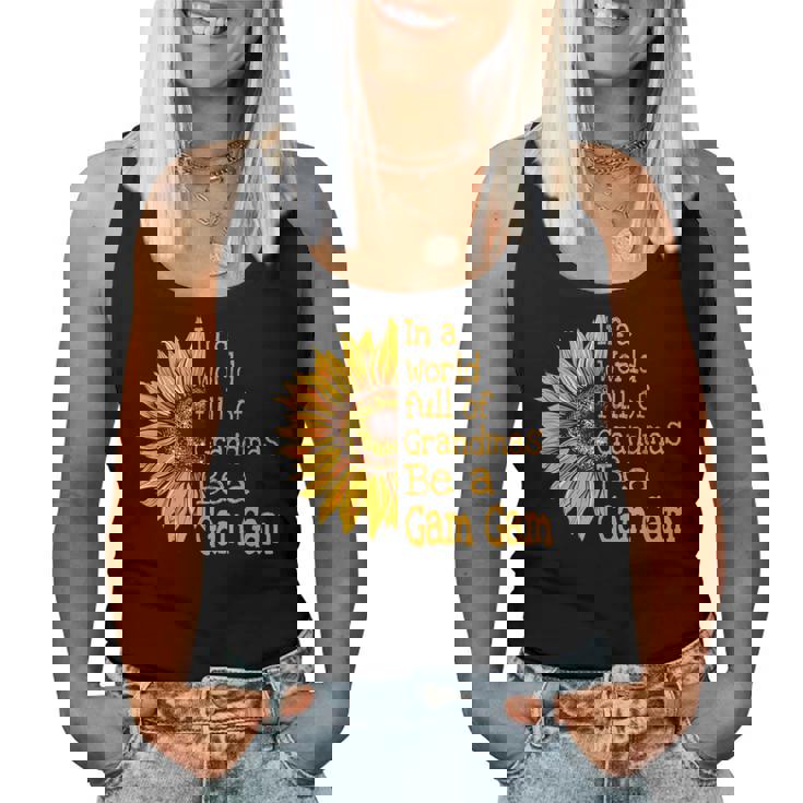 In A World Of Grandmas Be A Gam Gam Special Grandma Women Tank Top