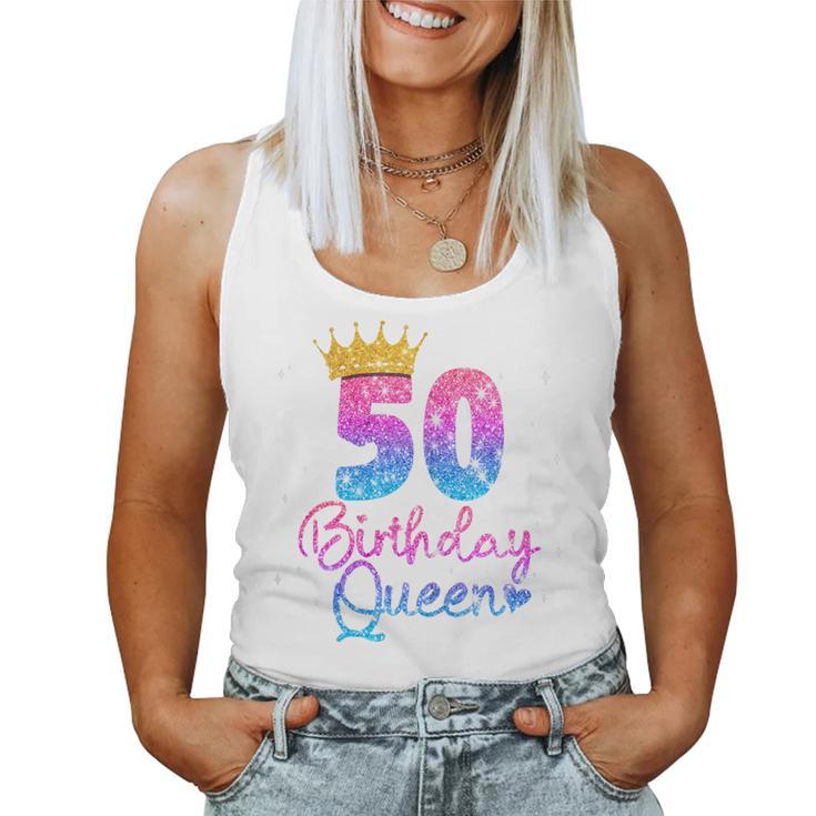 50 Cumpleaños Es – Birthday Queen 50 Camiseta sin mangas para mujer