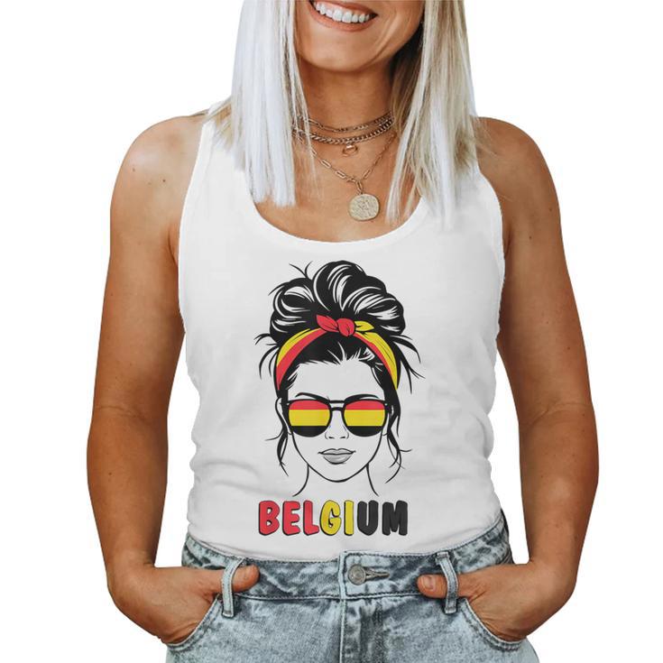 Belgium Girls' Belgium Flag Women's Tank Top Frauen