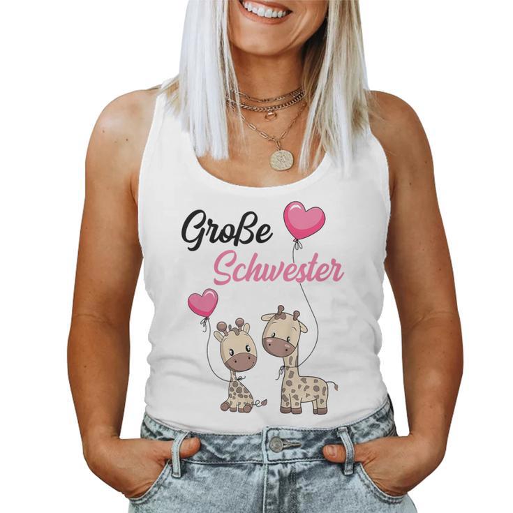 Children's Big Sister 2025 Giraffe Girls' Tank Top Frauen