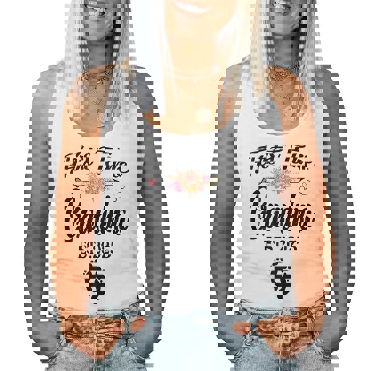 First Time Grandma 2025 Promoted To Grandma 2025 Women Tank Top