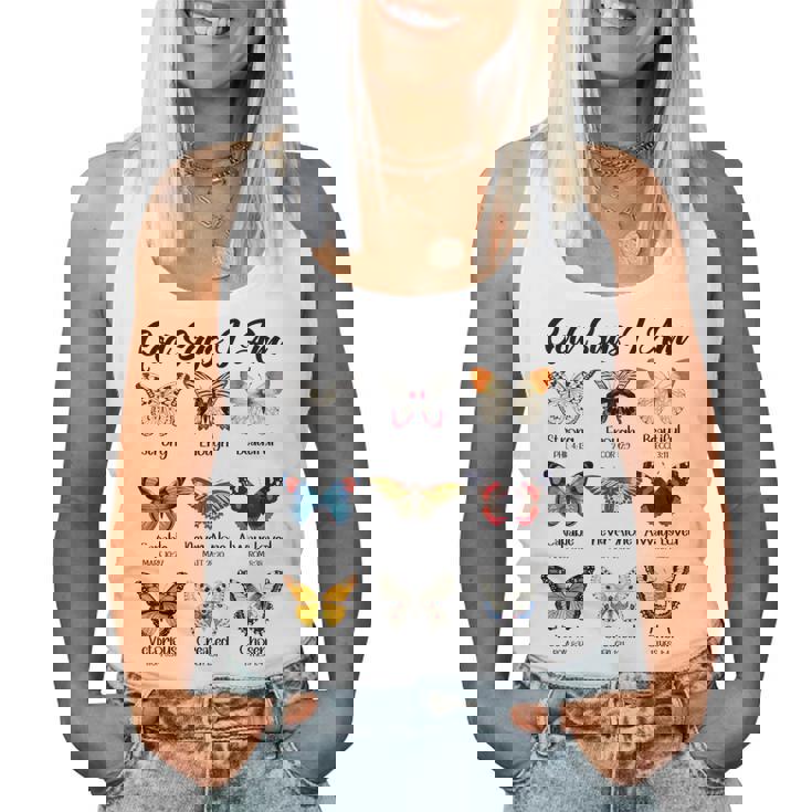God Says I Am Butterfly Christian Jesus Lover Religious Women Tank Top