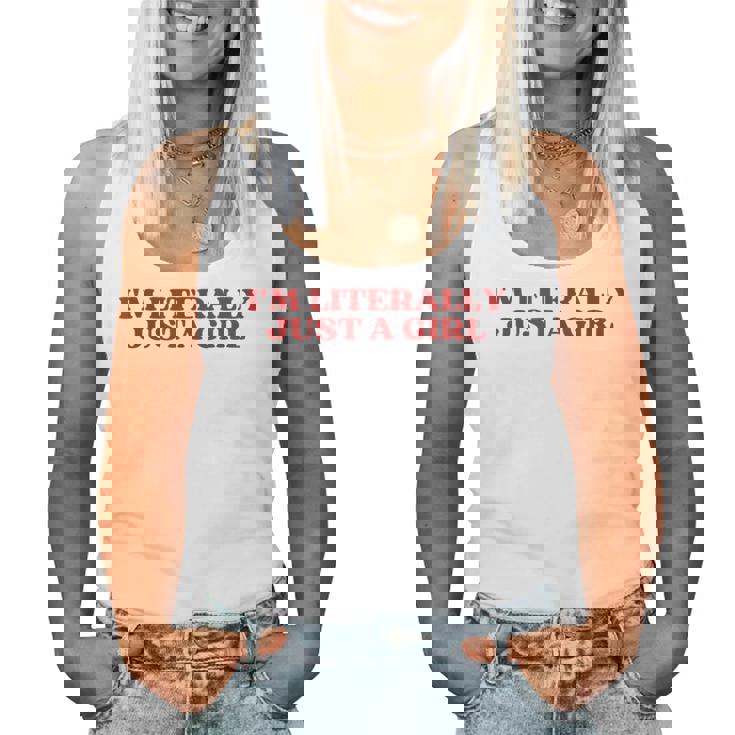 I'm Literally Just A Girl Y2k Aesthetic Canotta da donna