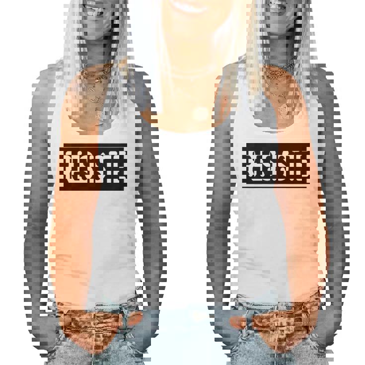Resiste Spanish Resist Mexican Immigration Boriqua Women Tank Top