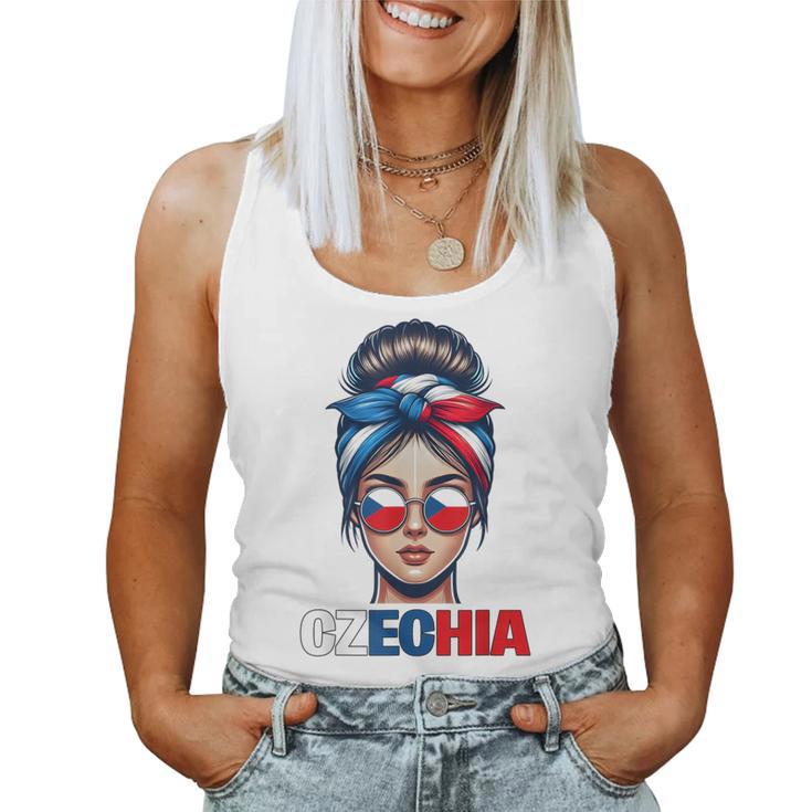 Tschechien Mädchen Tschechien Mädchen Tschechien Flagge Tank Top Frauen