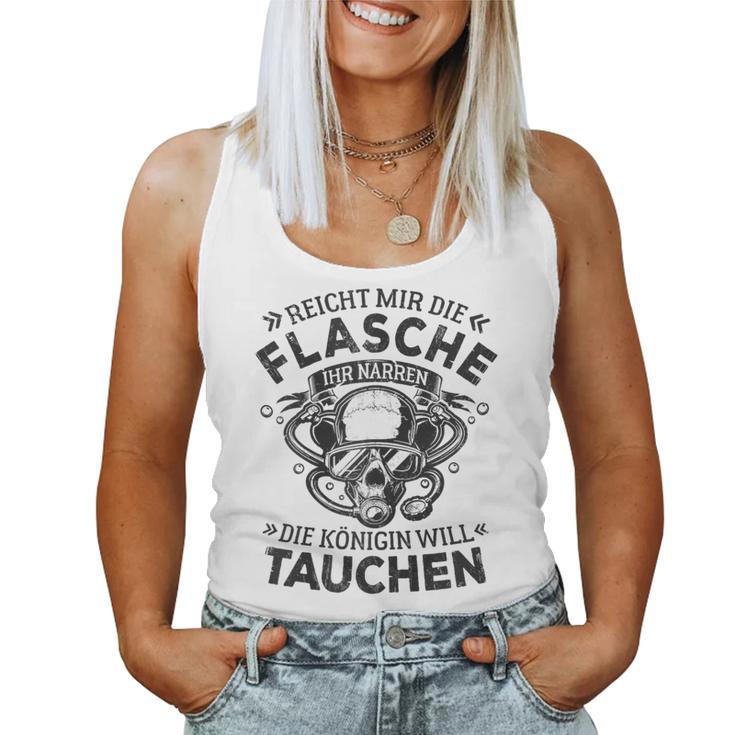 Women's Reich Mir Die Oxygen Bottle Diving Queen Tank Top Frauen