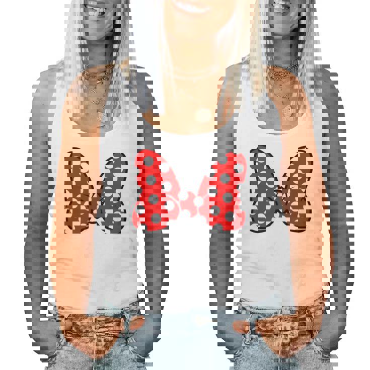 Yaya Mouse Family Vacation Bow Women Tank Top