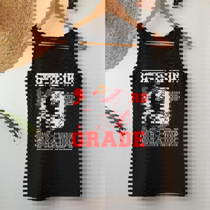 3Rd Grade Back To School Batter Up Baseball Boys Students Women Tank Top Unique Gifts