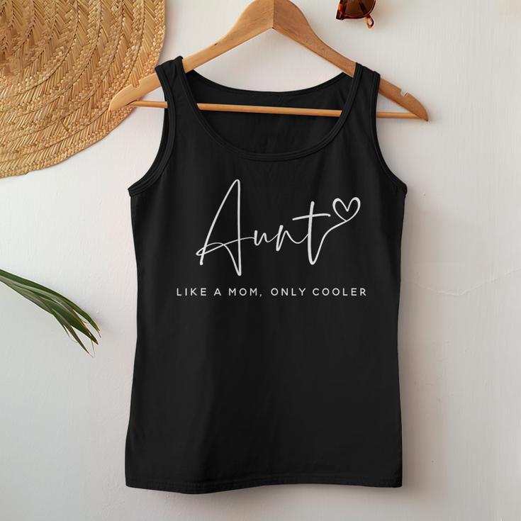 Auntie Tante Wie Eine Mutter Nur Cool Tank Top Frauen Lustige Geschenke