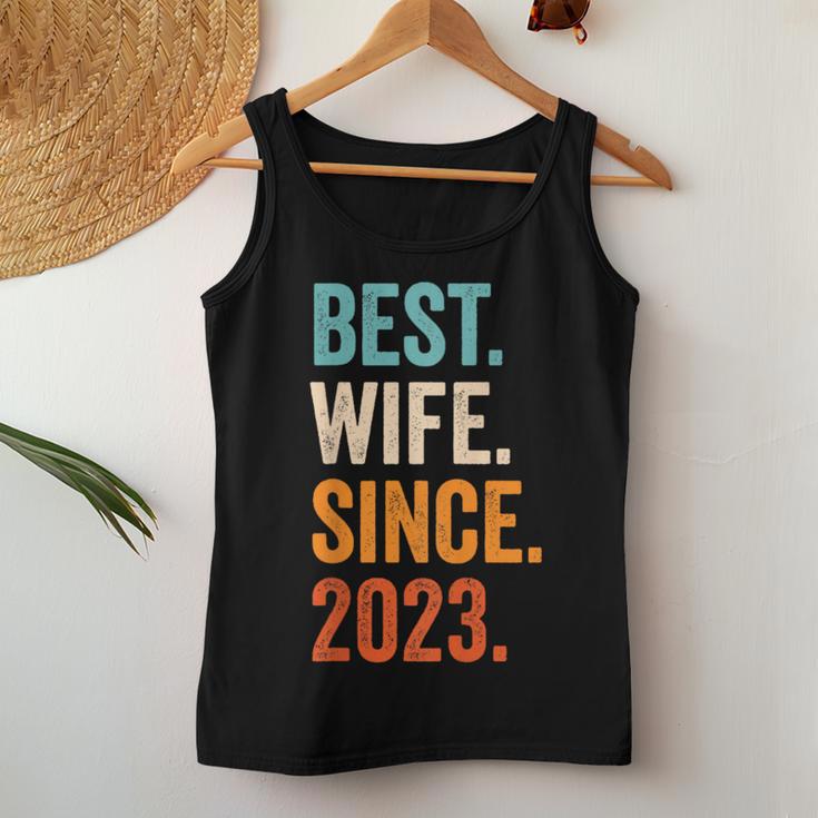 Best Wife Since 2023 1 Hochzeitstag 1 Jahr Tank Top Frauen Lustige Geschenke