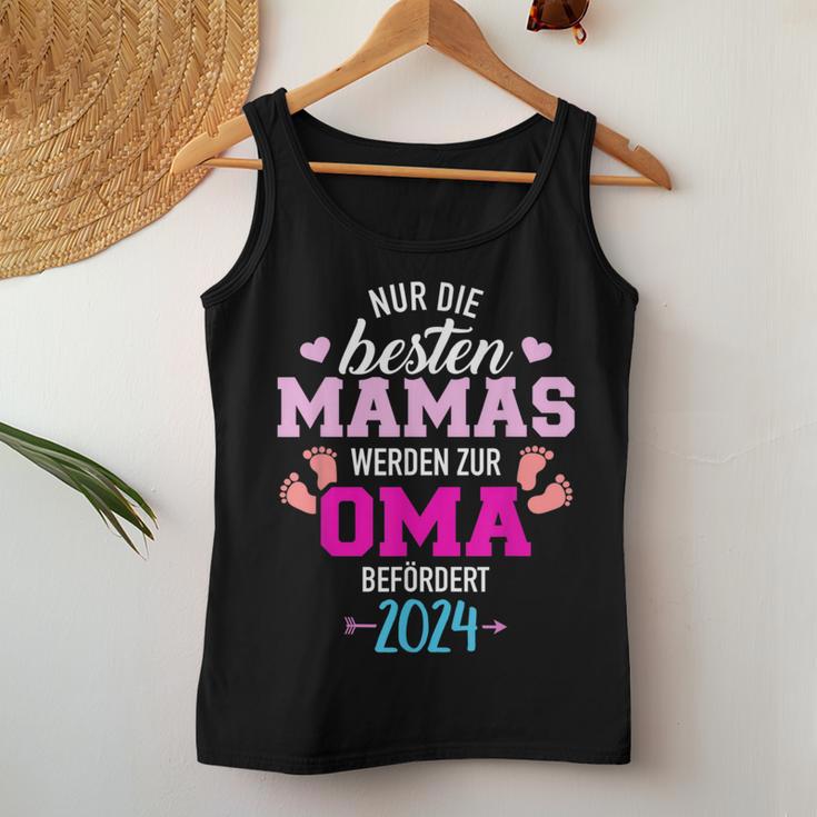 Beste Mamas Werden Zur Oma Befördert 2024 Tank Top Frauen Lustige Geschenke