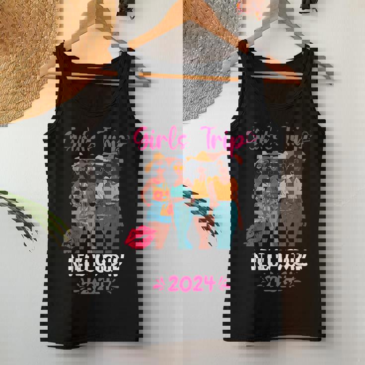 Black Girls Trip New York 2024 Vacation Matching Women Tank Top Personalized Gifts