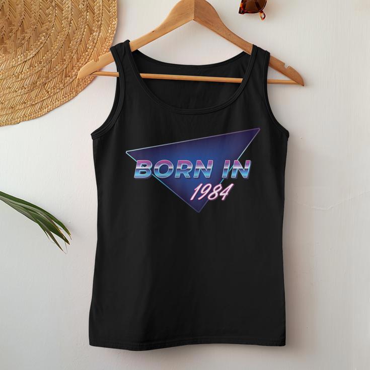 Born In 1984 Retro 80Er Jahre Stil Geburtstag Für Männer Und Frauen Tank Top Frauen Lustige Geschenke