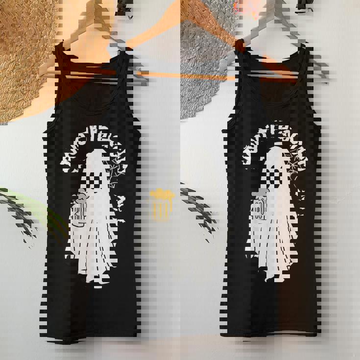 Borracho Halloween Drink Beer Mexican Drunk Ghost Spanish Women Tank Top Funny Gifts