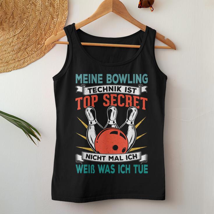 Bowling Ball Bowling Bowling Tank Top Frauen Lustige Geschenke