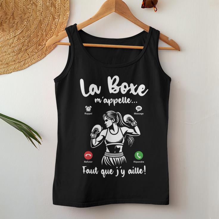 Débardeur Femme "La Boxe M'appelle" - Motif Boxeur, Humour, Cadeau Pour Boxeuse Ou Fan De Boxing