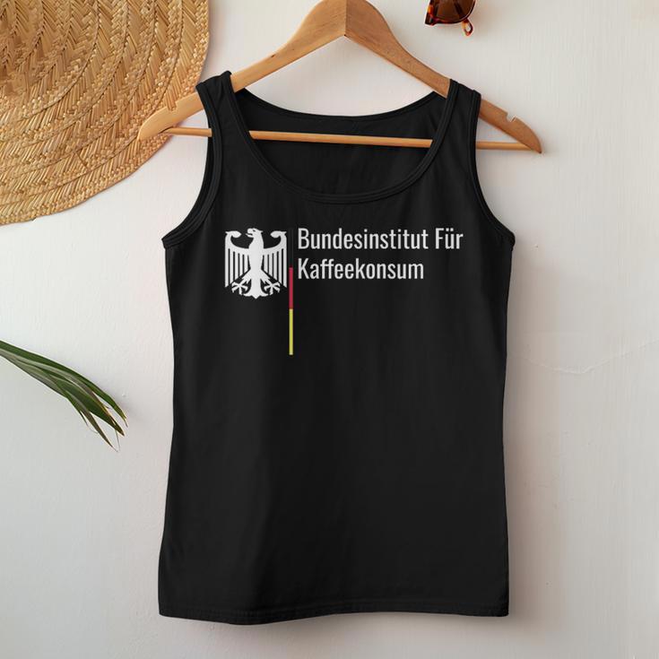 Bundesinstitut Für Kaffeekonsum Saying Fun Coffee Tank Top Frauen Lustige Geschenke