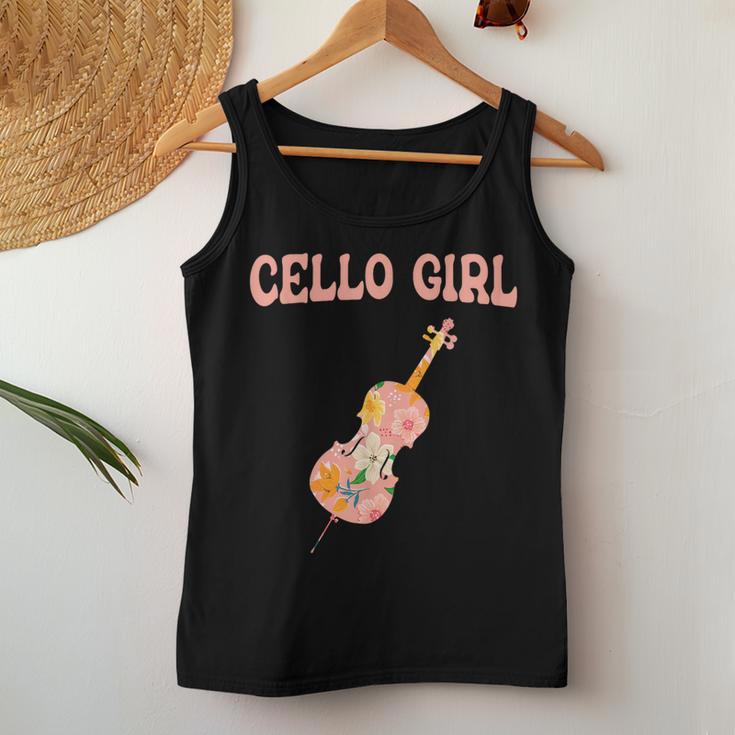 Cello Girl Cello Playerioloncello Cellist S Tank Top Frauen Lustige Geschenke