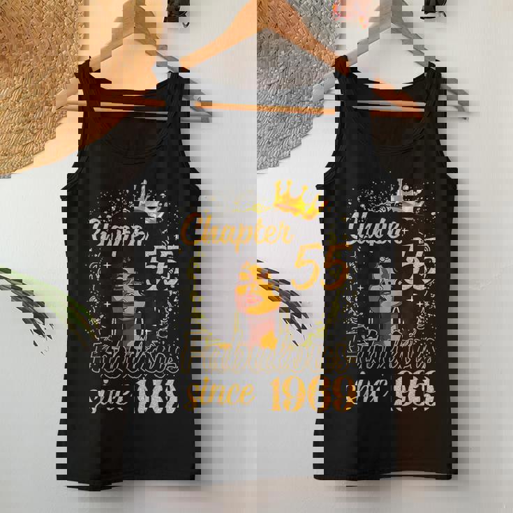 Chapter 55 Fabulous Since 1969 55Th Birthday Melanin Women Tank Top Funny Gifts