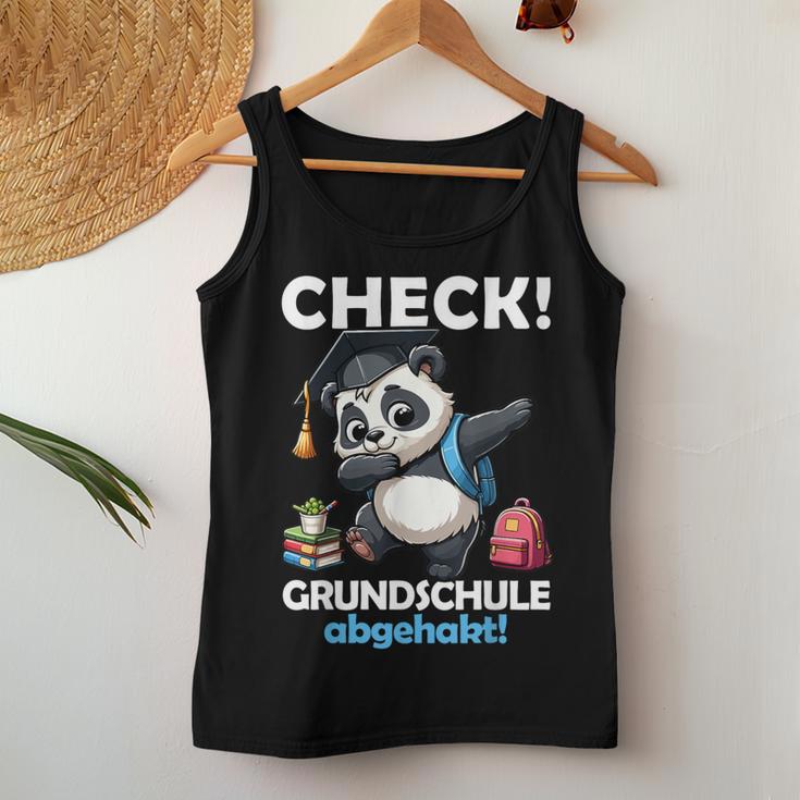 Check Primary School Abgehakt School Farewell Graduation Panda Tank Top Frauen Lustige Geschenke