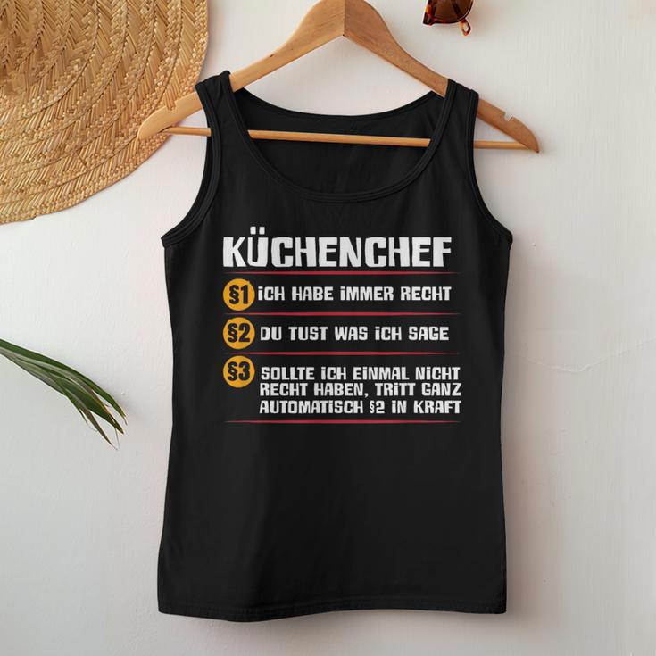 Chef's Kitchen Rules Chef Women's Tank Top Frauen Lustige Geschenke