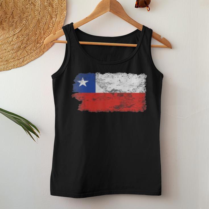 Chile Chile Flag Chille For MenWomenNagersChildren's Tank Top Frauen Lustige Geschenke