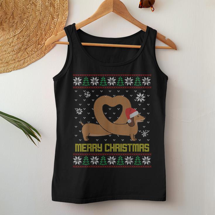 Christmas Dachshund Christmas Women's Children's Tank Top Frauen Lustige Geschenke