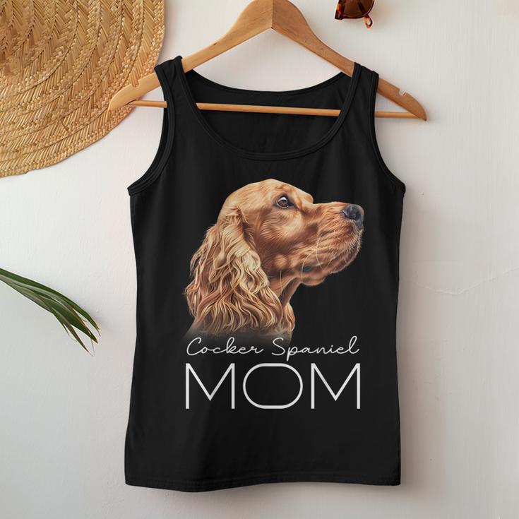 Cocker Spaniel Mama Tank Top Frauen Lustige Geschenke