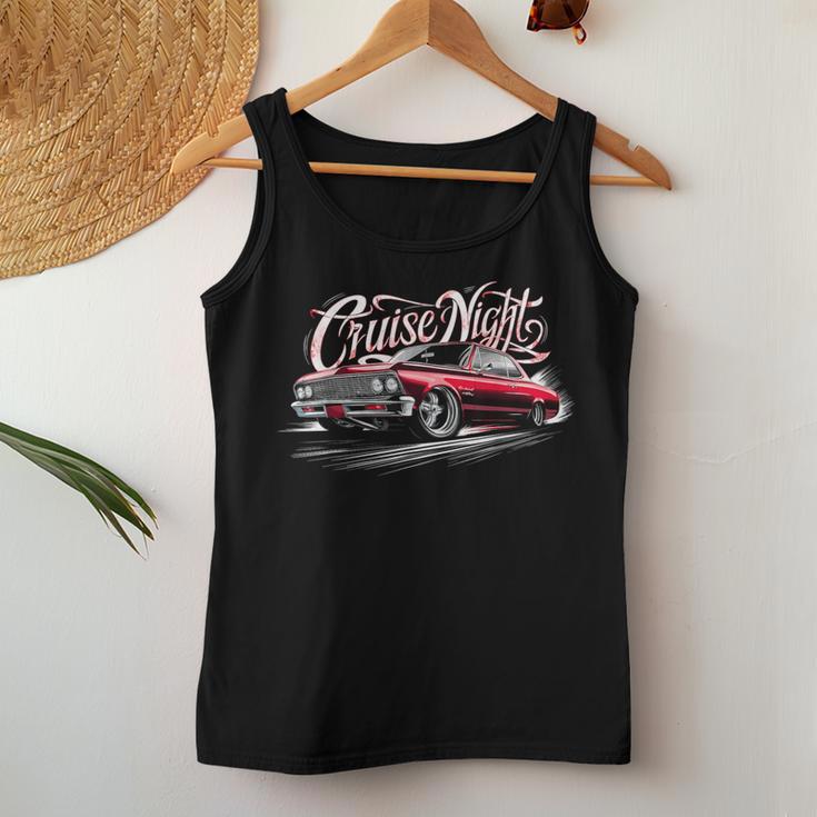Cruise Night Low Rider Cholo Mexican Cali Car And Women Women Tank Top ...