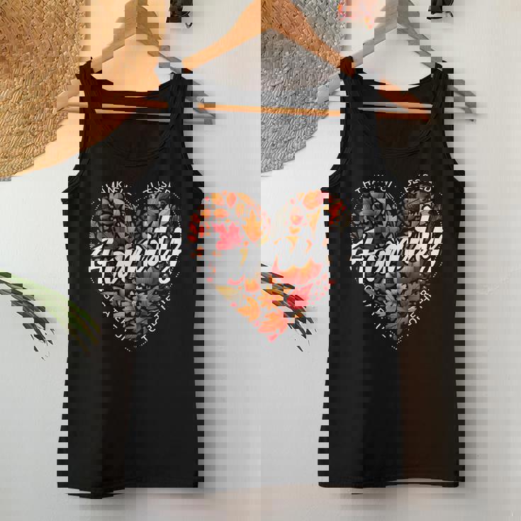 Cute Fall Autumn Season Matching Family Thanksgiving 2024 Women Tank Top Unique Gifts