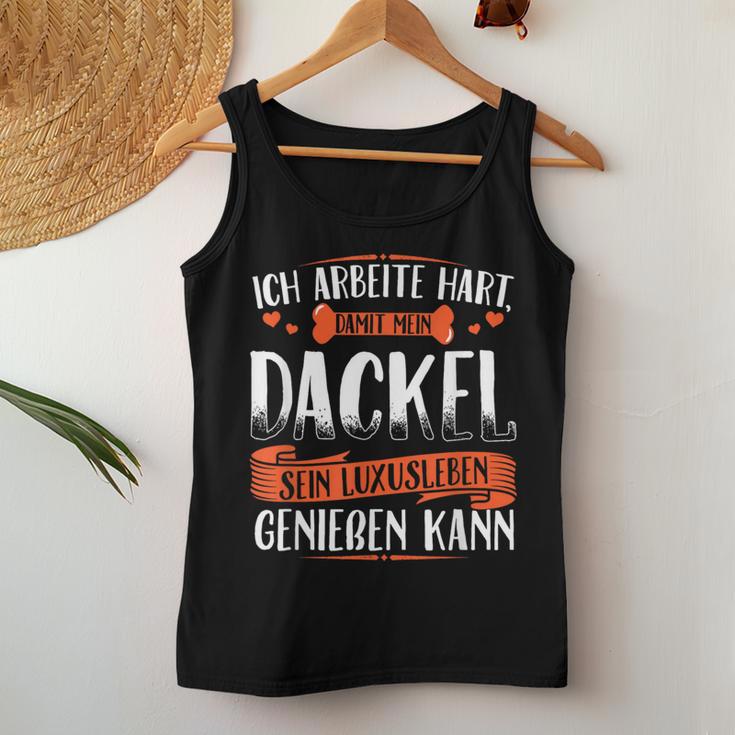 Dachshund Women's Dachshund Mum Teckel Tank Top Frauen Lustige Geschenke