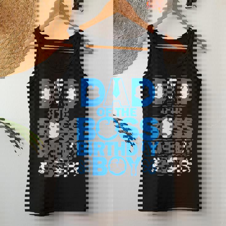 Dad And Mom Boss Birthday Boy Baby Family Decorations Women Tank Top Unique Gifts