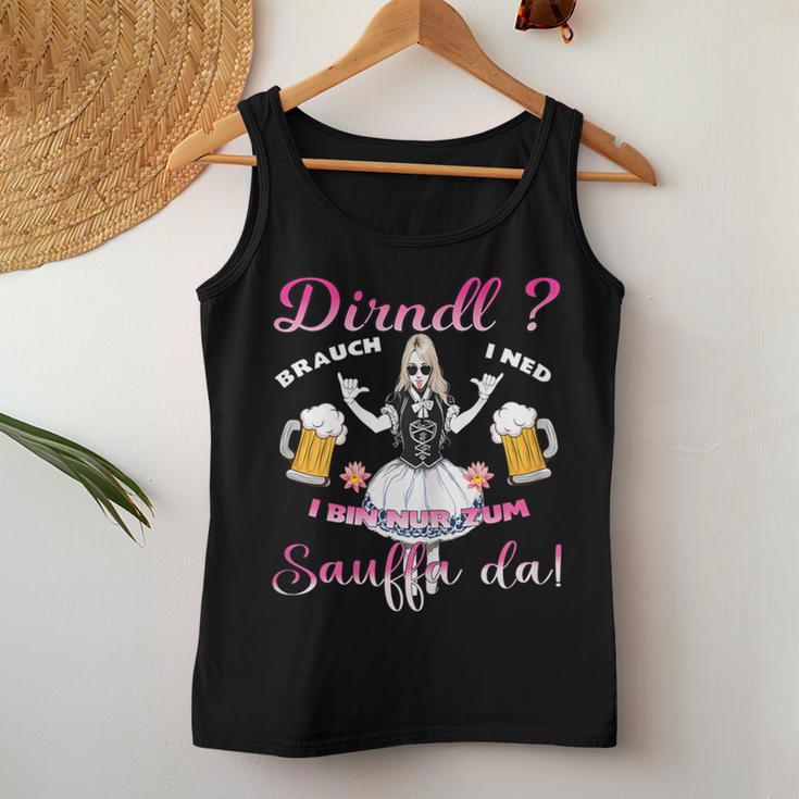 Dirndl Brauch I Ned Compatible Oktoberfest Women's Lausmadl Tank Top Frauen Lustige Geschenke