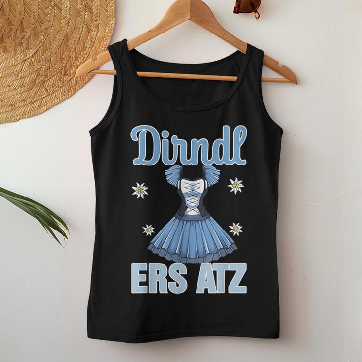 Dirndl Ers Atz Edelweiss Oktoberfest Women's Costume Tank Top Frauen Lustige Geschenke