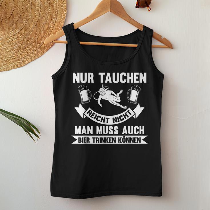 Diving Diver Beer Diving Teacher Tank Top Frauen Lustige Geschenke