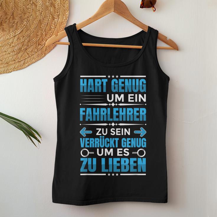 Driving School Teacher Driving School Driving Teacher Work Tank Top Frauen Lustige Geschenke