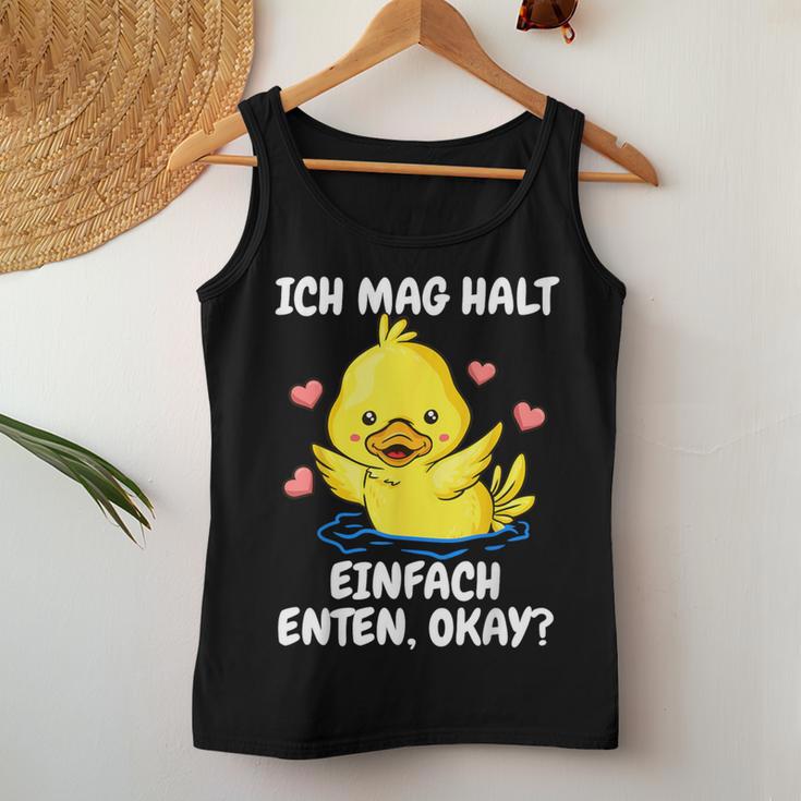 Duck Holder Ducks Tank Top Frauen Lustige Geschenke