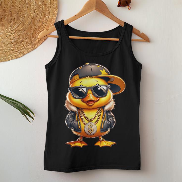 Duckling Rapper Cute Duckling Rapper Tank Top Frauen Lustige Geschenke